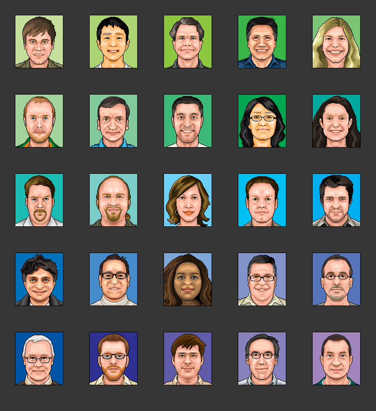 Macromedia Pixel Portraits